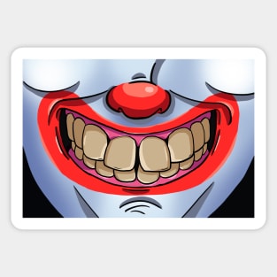 Friendly Clown Face Sticker